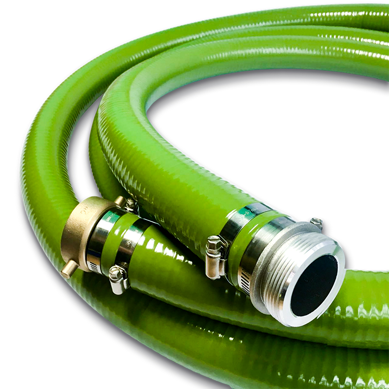 Green PVC Steel Wire Suction Hose